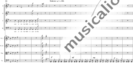 Schäfer, Martina: Wyborada - String version - VI. Movement, No. 2-Crucifixion - Choir>SATB+[Vln2+Vla+Vlc]:9