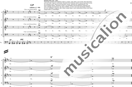 Schäfer, Martina: Wyborada - String version - VI. Movement, No. 2-Crucifixion - Choir>SATB+[Vln2+Vla+Vlc]:10