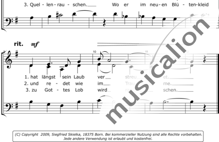 Skielka, Siegfried: Winternacht - Chor>SAX:1