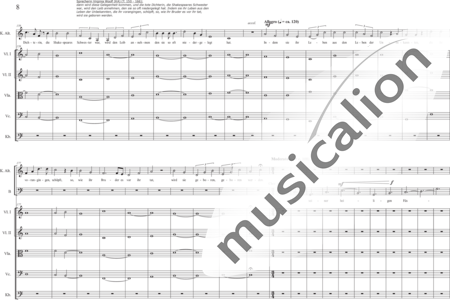 Schäfer, Martina: Wyborada - String Version - VII. Movement: Resurrection - Solo>sop2/alto2/Ten/bajo2+Coro>SSAATBB+[Vl2+Vla+Vc+Cb]:7