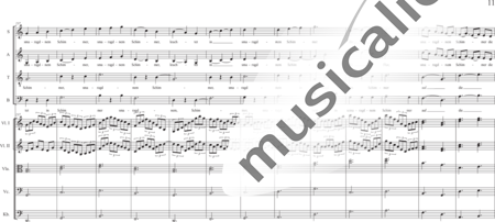 Schäfer, Martina: Wyborada - String Version - VII. Movement: Resurrection - Solo>sop2/alto2/Ten/bajo2+Coro>SSAATBB+[Vl2+Vla+Vc+Cb]:10