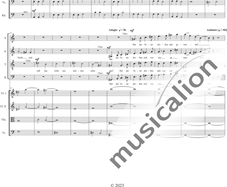 Schäfer, Martina: Wyborada - String version - III. Movement: Escape, No. 1-Child Murder - Solo>sop2/alt2/ten/bass2+Choir>SSAATBB+[Vln2+Vla+Vlc+Db]:1