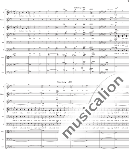 Schäfer, Martina: Wyborada - String version - III. Movement: Escape, No. 1-Child Murder - Solo>sop2/alt2/ten/bass2+Choir>SSAATBB+[Vln2+Vla+Vlc+Db]:3