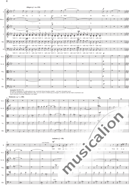 Schäfer, Martina: Wyborada - String version - III. Movement: Escape, No. 1-Child Murder - Solo>sop2/alt2/ten/bass2+Choir>SSAATBB+[Vln2+Vla+Vlc+Db]:4