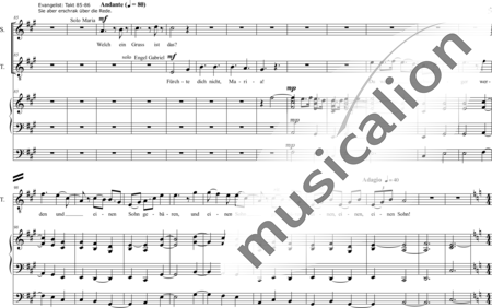 Schäfer, Martina: Wyborada - Organ Version - I. Movement - Annunciation - Solo>sop/alt/ten/bass+Choir>SSAATB+Orgwp:4