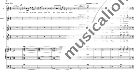 Schäfer, Martina: Wyborada - Organ Version - I. Movement - Annunciation - Solo>sop/alt/ten/bass+Choir>SSAATB+Orgwp:5