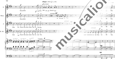 Schäfer, Martina: Wyborada - Organ Version - I. Movement - Annunciation - Solo>sop/alt/ten/bass+Choir>SSAATB+Orgwp:11