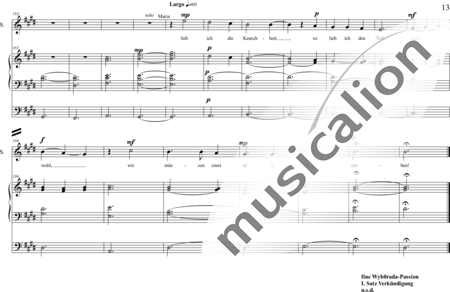Schäfer, Martina: Wyborada - Organ Version - I. Movement - Annunciation - Solo>sop/alt/ten/bass+Choir>SSAATB+Orgwp:12