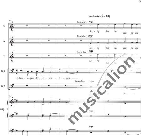 Schäfer, Martina: Wyborada - Orgelfassung - IV. Satz Fusswaschungen IV.1. Fusswaschungen 1 - Solo>Sop/Alt/Ten/Bass+Chor>SAATBB+OrgmP:5