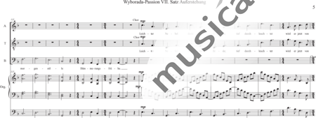 Schäfer, Martina: Wyborada - Orgelfassung - VII. Satz Auferstehung - Solo>Sop/Alt/Ten/Bass+Chor>SSAATBB+OrgmP:4