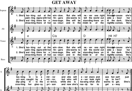 Belser-Schenker, Bodo: Get Away - Chor>SATB:0