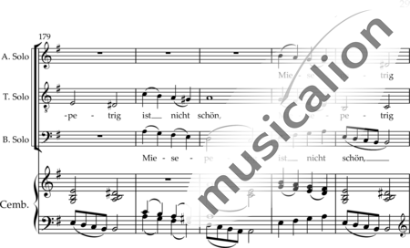 Drewes, Michael: Schlechtwetterkantate - Solo>Sop/Alt/Ten/Bass+Chor>SATB+Cem:29