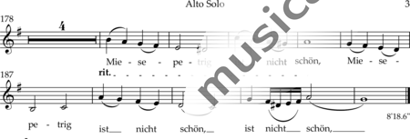 Drewes, Michael: Schlechtwetterkantate - Solo>Sop/Alt/Ten/Bass+Chor>SATB+Cem:36
