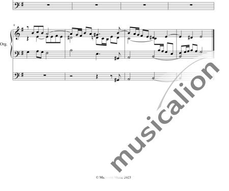 Vierling, Johann Gottfried: Adagio e-moll - Orgel>mPed:1