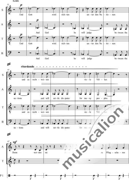 Neubauer, Hartmut: El Monte de Dios - Coro>SSAATTBB+Percusión 2:5