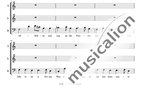 Composer, Minus: Ich lasse Dich nicht - Chor>SAB:1