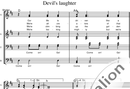 Belser-Schenker, Bodo: Devil´s Laughter - Chor>SATB:0
