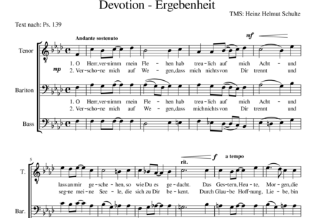 Schulte, Heinz Helmut: Devotion - Chor>TBB:0