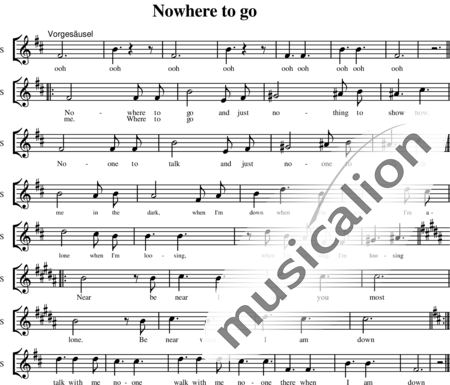 Belser-Schenker, Bodo: Nowhere to Go - Chor>SATB:5