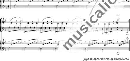 Gottmann, Jürgen: Canon for the 2024 annual watchword: "Let all you do be done in love" [1 Cor 16. - Choir>XXX+Basso continuo:1