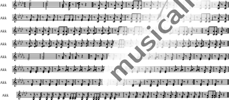 Gross, Friedrich: Wasserturm-Polka - Klarinette 2+[Hn2+Trp3+Tb]+Px+Akk:11