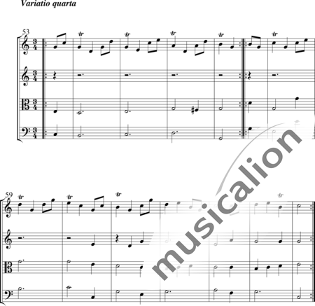 Murschhauser, Franz Xaver
: Aria pastoralis variata (No. 11 from "Octi-tonium organicum")' - Violín 2+[Vla+Vc]:5
