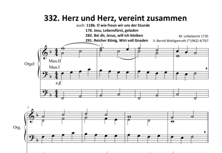 Anonymus, Unknown: Herz und Herz, vereint zusammen (4) - (Heart and Heart, United Together) - Organ>wped:0