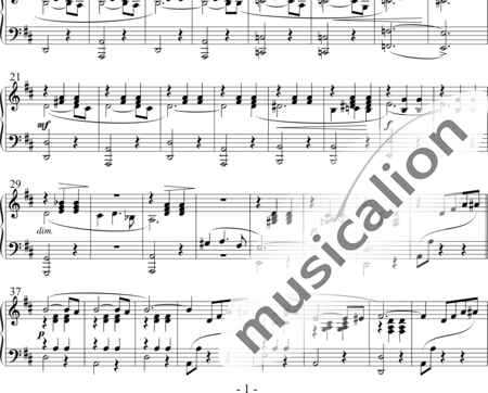 Baynes, Sydney: Destiny  (Schicksal — Destinée) - Klavier:1