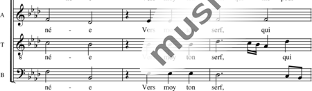 Janequin, Clément: Hellas mon Dieu ton ire - Coro>SATB:1