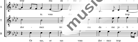Janequin, Clément: Le Chant de l´Alouette (Canción de la alondra) - Coro>SATB:1