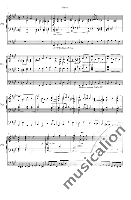 Bird, Arthur Homer: Marcia - Orgel>mPed:2