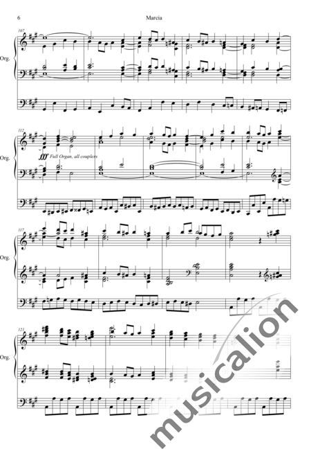 Bird, Arthur Homer: Marcia - Orgel>mPed:6
