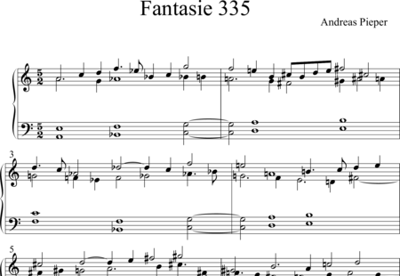 Pieper, Andreas: Fantasie 335 - Klavier:0