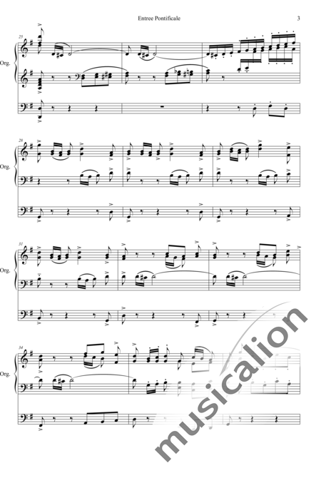 Van den Plas, Arthur: Entree Pontificale - Orgel>mPed:3