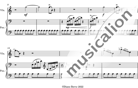 Berry, Diane: Persistent Insistence - Violine+Klavier:1