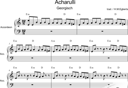 Anónimo, desconocido: Acharulli - Coro>TBB+Acordeón:0