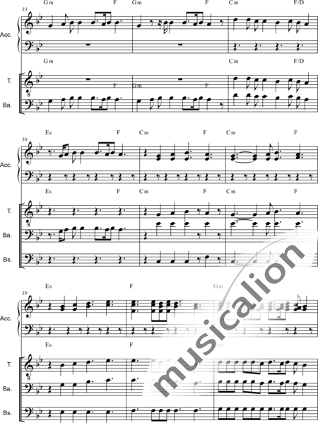 Anónimo, desconocido: Acharulli - Coro>TBB+Acordeón:4