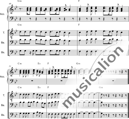Anónimo, desconocido: Acharulli - Coro>TBB+Acordeón:6