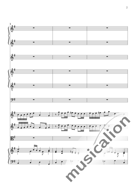 Monteverdi, Claudio: Laudate Dominum - Chor>SSATTB+BC+[Vl2+Vla]:2