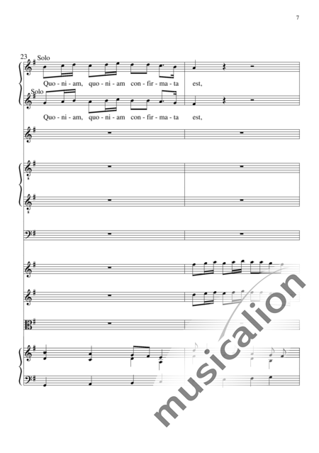 Monteverdi, Claudio: Laudate Dominum - Chor>SSATTB+BC+[Vl2+Vla]:7