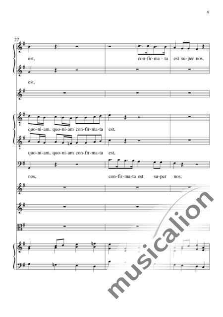 Monteverdi, Claudio: Laudate Dominum - Chor>SSATTB+BC+[Vl2+Vla]:9