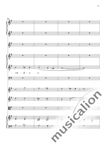 Monteverdi, Claudio: Laudate Dominum - Chor>SSATTB+BC+[Vl2+Vla]:11