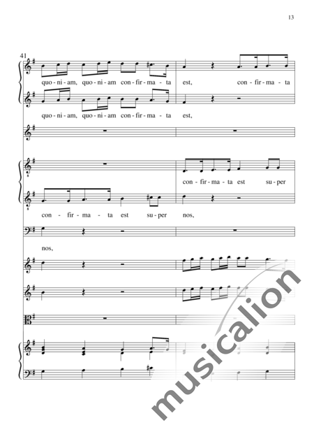 Monteverdi, Claudio: Laudate Dominum - Chor>SSATTB+BC+[Vl2+Vla]:13