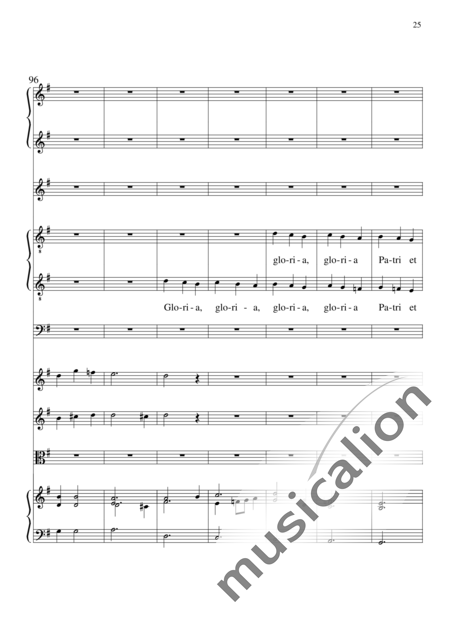Monteverdi, Claudio: Laudate Dominum - Chor>SSATTB+BC+[Vl2+Vla]:25