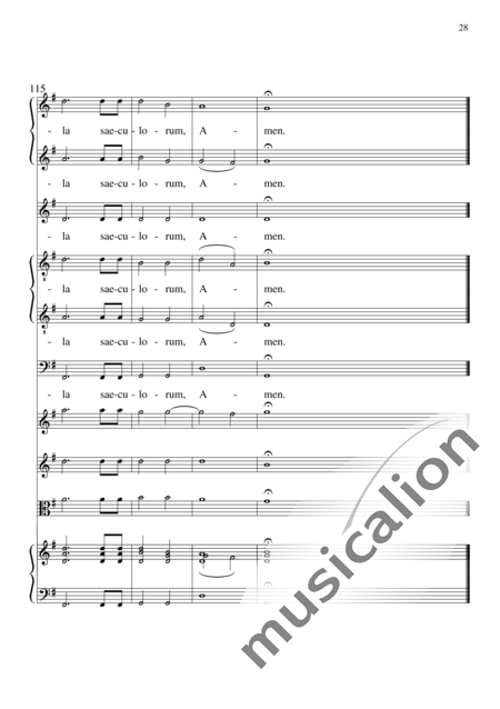 Monteverdi, Claudio: Laudate Dominum - Chor>SSATTB+BC+[Vl2+Vla]:28