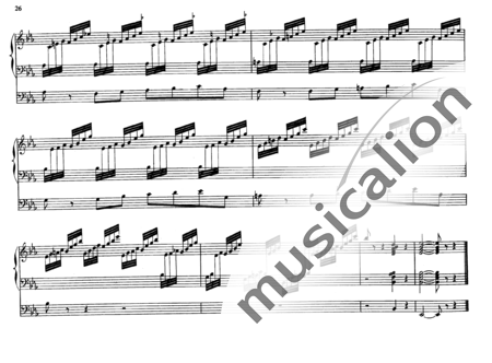 Saint-Saëns, Camille: Präludium und Fuge Es-Dur - Orgel:4