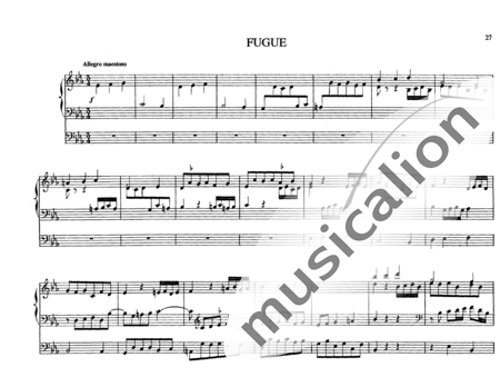 Saint-Saëns, Camille: Präludium und Fuge Es-Dur - Orgel:5