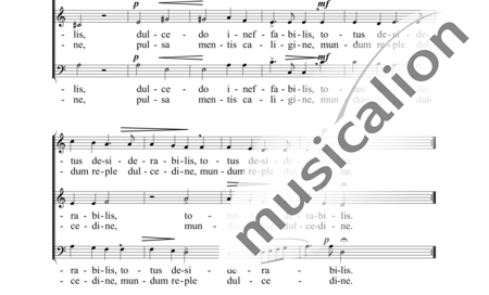 Palestrina, Giovanni Pierluigi da: Jesu Rex Admirabilis - Coro>SAB:1