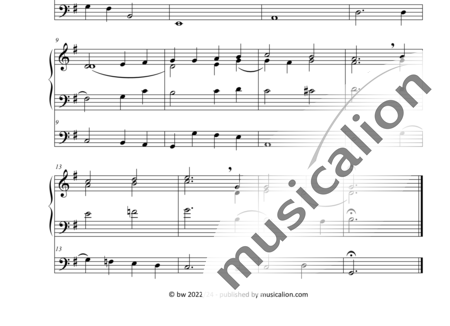 Müller, Klemens: Herr, dir sei Preis (2) - Orgel>mPed:1
