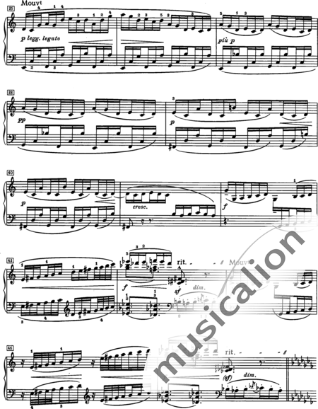 Debussy, Claude: Pour les cinq doigts d´après monsieur Czerny (For the Five Digits, after Czerny) - Piano:3